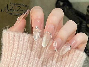 ニコ 錦糸町店(Niko)の写真/チップスカルプや長さだしメニューで指先美しく★韓国ネイル・ワンホンネイルの基本！シンプルでも上品に♪