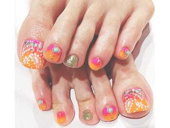 ベルコ ネイルアンドアイラッシュ(belco. nail&eyelash)/ペイズリーnail