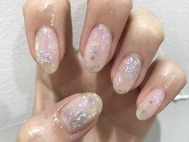透明感ネイル☆