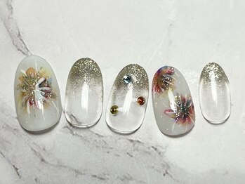 ネイルブレイク リリア(Nail Break lilia)/【初回オフ無料】フラワーネイル