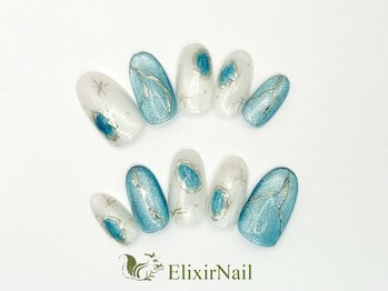エリクサーネイル 池袋(Elixir Nail)/定額b カジュアル/クーポン使用