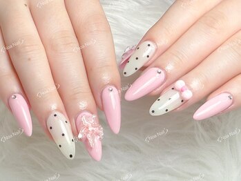 ノア ネイル(Noa Nail)/持ち込み リボン ドット