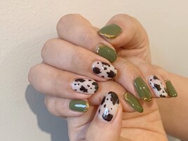 うし柄ネイル。
