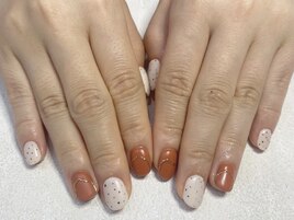 ダルメシアン×ミラーネイル
