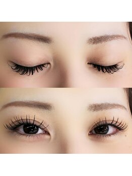 リーベアイラッシュ 東久留米店(Liebe eyelash)/フラットラッシュ180本♪