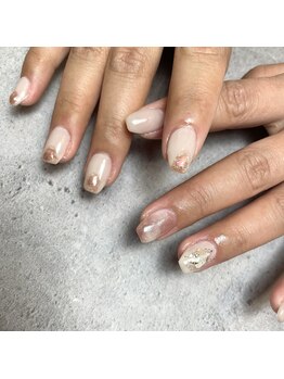 アンドエミニー エン ラボーテ(& EMINY 艶 la beaute)/ニュアンスネイル