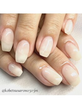 シアーホワイトネイル☆