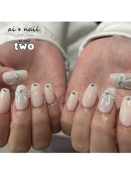 アイネイル 小倉(ai nail)/リボンネイル