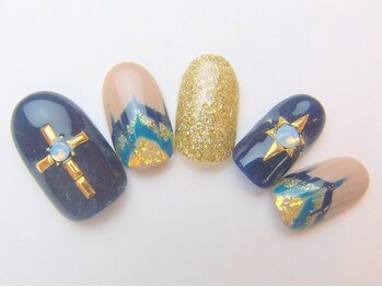 ネイルサロン ドレリッチ 大宮店(drerich)/ボヘミアンピーコック