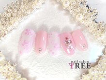 ネイルサロン トゥリー(TREE)/マットフラワーネイル！