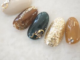 オータムカラーネイル¥13200～