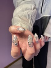 ニコネイル 三軒茶屋店(NICO nail)/silver×clear