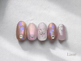オーロラバタフライネイル