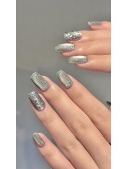 エン(enn)/ペールブルーフラワー