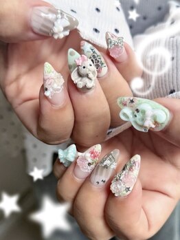 ココ(COCO)の写真/誰とも被らない個性的なデザインがしたい！推し活ネイルがしたい！など理想のデザインを実現いたします♪