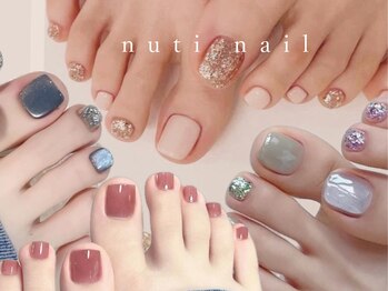 ヌチ ネイル(nuti nail)の写真/【Footの季節到来☆】異素材mixなカラーが大人気！