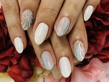 ダブルネイル(Double Nail)/【ほり】新作☆ぷっくりシェル