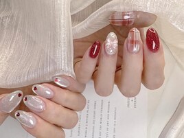 クリスマス冬ネイル