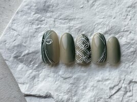 上品お正月ネイル☆