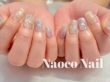 ナオコネイル(Naoco Nail)の雰囲気（【人気No.1】季節のニュアンスネイル＊マグネット＊ミラーライン）