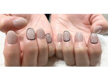 ネイル シスター(nail sister)/囲みニュアンスネイル