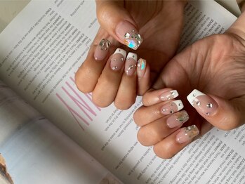 シェリーラメール 原宿店(cherie la mer)/オーロラストーンネイル