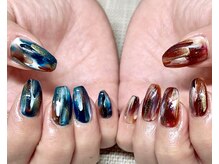 アンドミーネイル 蒲田(&me.nail)/ニュアンス ちぐはぐ もやもや