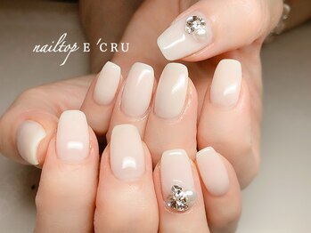 ネイルトップエクル(nail top E CRU)/ワンポイントビジュー