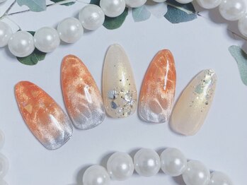 キラキラネイル 川口 南鳩ヶ谷店/夏らしくデザイン