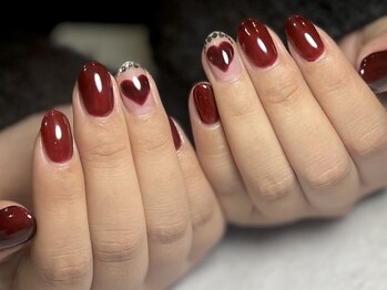 マグネットネイル/冬ネイル