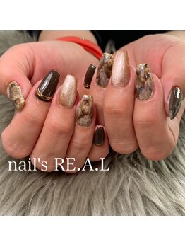 ネイルズリアル 倉敷(nail's RE.A.L)/パイソンネイル