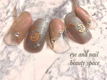 ビューティースペース 品川大井町店(Beauty Space)/冬の夜空ネイル☆