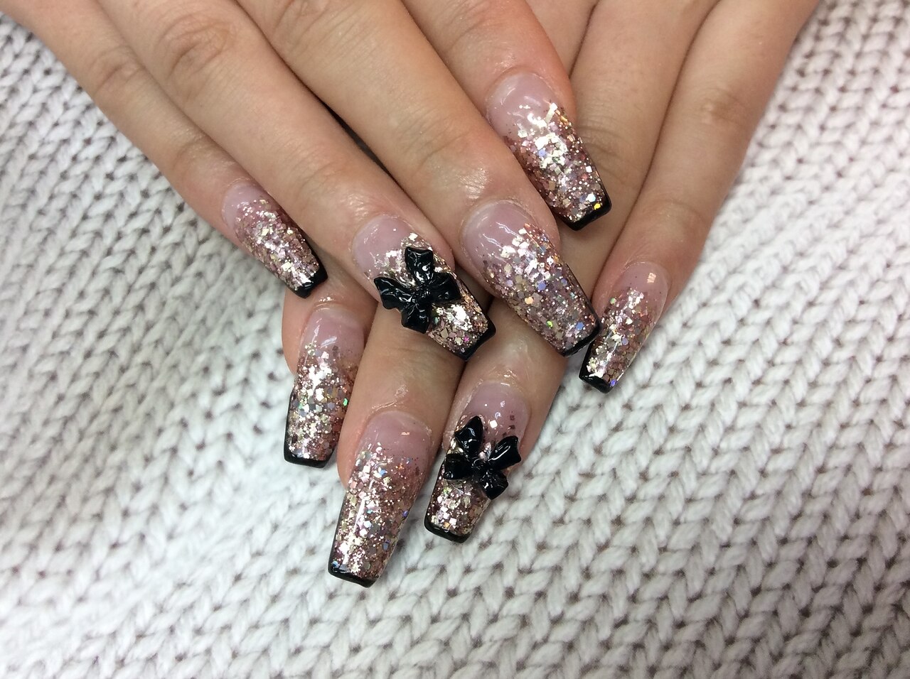 ネイルチップオーダー　ジャスミン様 オーダーネイルチップJasmine_nail No.5（wind_flower.nail