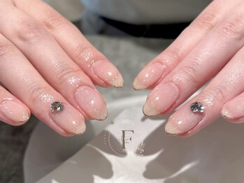 フルゥイケブクロ(fl`IKEBUKURO.)/ワンホン/ビジューネイル