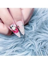 ベティネイル アイラッシュ(Betty Nail)/ばぁう 騎士A 親指ネイル