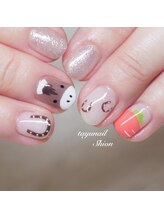 たゆ ネイル(たゆnail)/お持ち込みイラスト午年ネイル