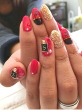 ネイルサロン ル リアン(Nailsalon Le lien)/¥7500（オーダーデザイン）