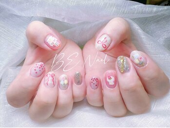 ビーネイル 新松戸(BE NAIL)の写真/【オフィスに学校に】映えるシンプルネイルが¥3680～☆フレンチ/マグネット/チークもBE NAILにお任せを！