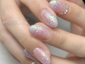 ランネイル 名古屋伏見(RANnail)の写真/ラメグラ3,980円★50色から選べる神コスパ♪約75分で終わるから時短にも◎【その他お得クーポン有り】