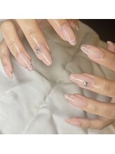 アオ(Ao)/ツイードフレンチネイル