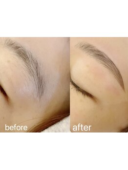 アイブロウメニューがあるサロン