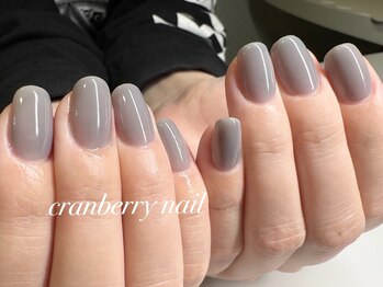 クランベリーネイル 代官山 恵比寿(cranberry nail)/グレーワンカラー