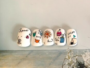 ゆびノさき/summerネイル