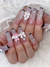 ホランイネイル(HORANGI NAIL)/フリーアートM＋有料パーツ