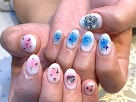 10月　チークネイル