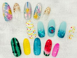 夏祭りネイル★7980円