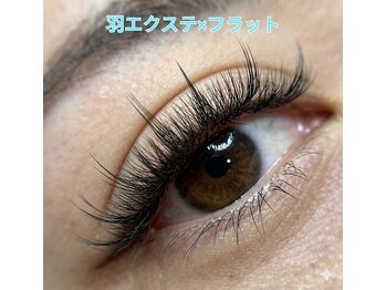 アイラッシュ ラボ ヒトミ(Eyelash Lab Hitomi)/羽エクステ×フラット