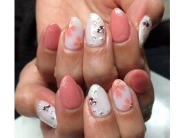 キラキラ桜ネイル☆新規8280