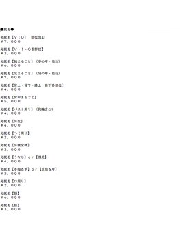 リキアンド3010(Riki & 3010)/☆脱毛メニュー