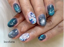 ロコ ファーム(loco farm)/涼しげ夏ネイル